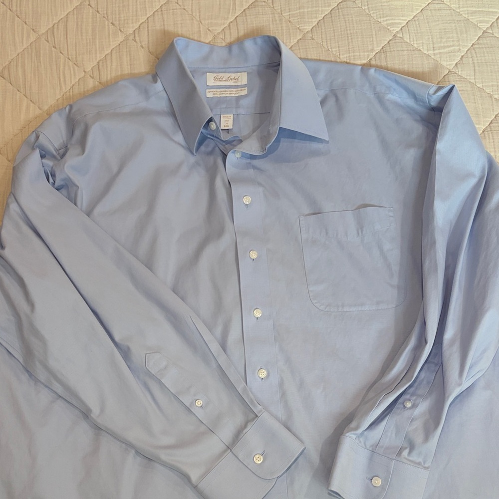 Roundtree & Yorke Sky Blue Dress Shirt